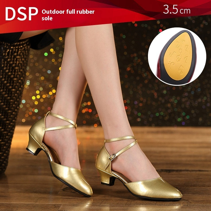 Latin Soft Bottom Square Dance Shoes Women