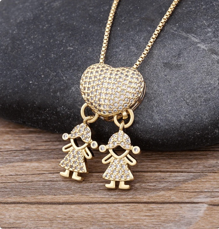 Fashion Jewelry Necklace Female Creative Micro-inlaid Zircon For Boys And Girls