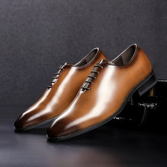 New Leather Hand-Polished Business Shoes For Men