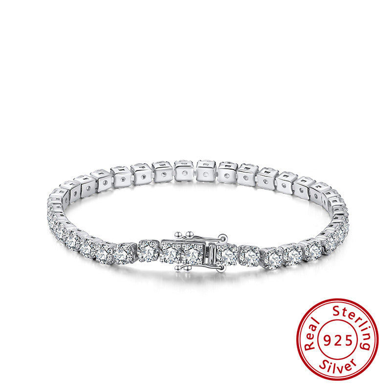 925 silver tennis bracelet