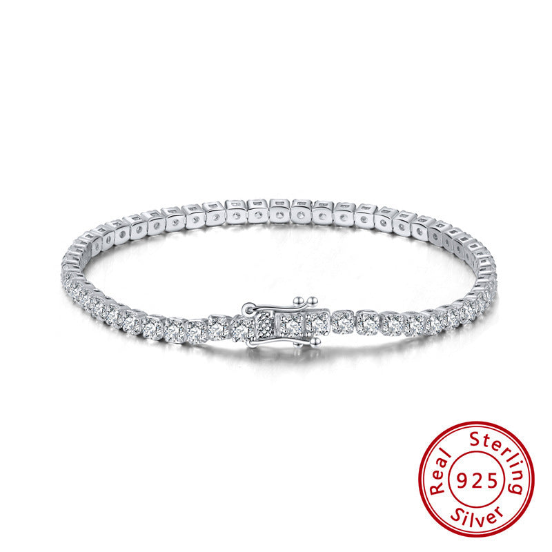 925 silver tennis bracelet