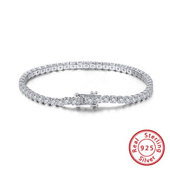 925 silver tennis bracelet