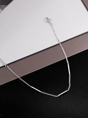 925 sterling silver simple bracelet