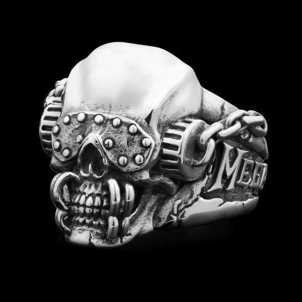 Halloween Devil Skull Punk Ring For Men And Women