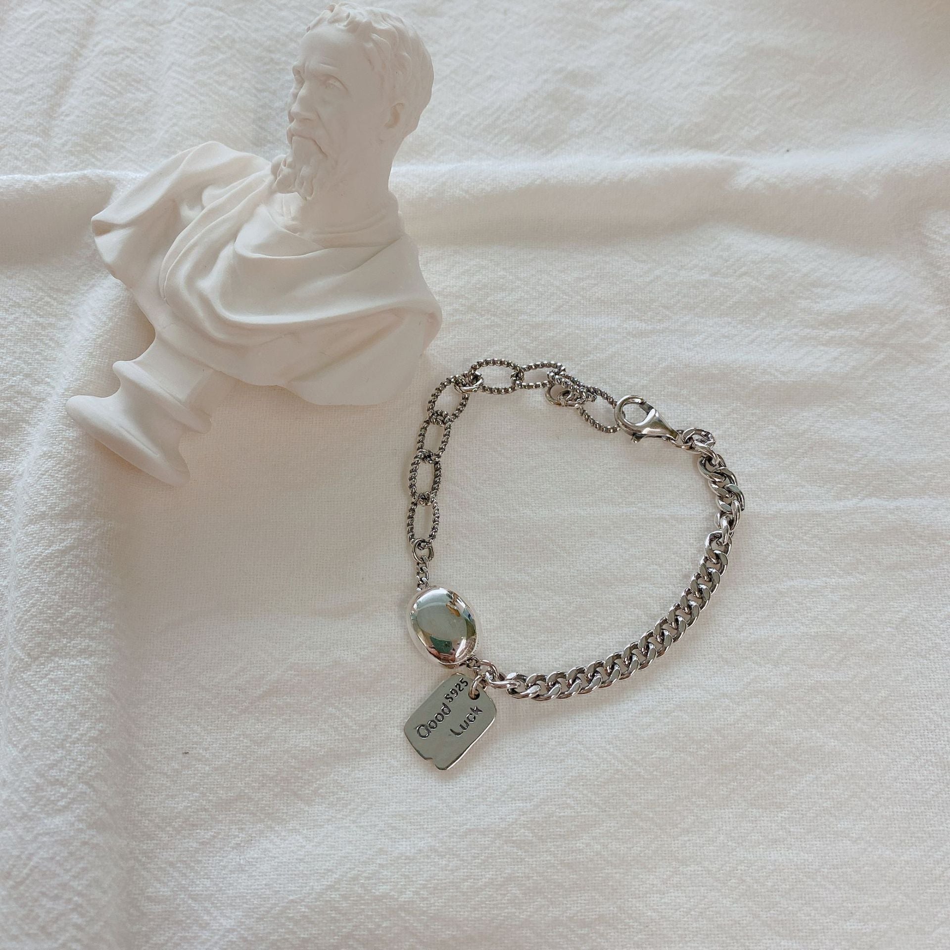 925 silver luck bracelet