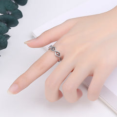 Personalized Simple S925 Sterling Silver Ring For Men