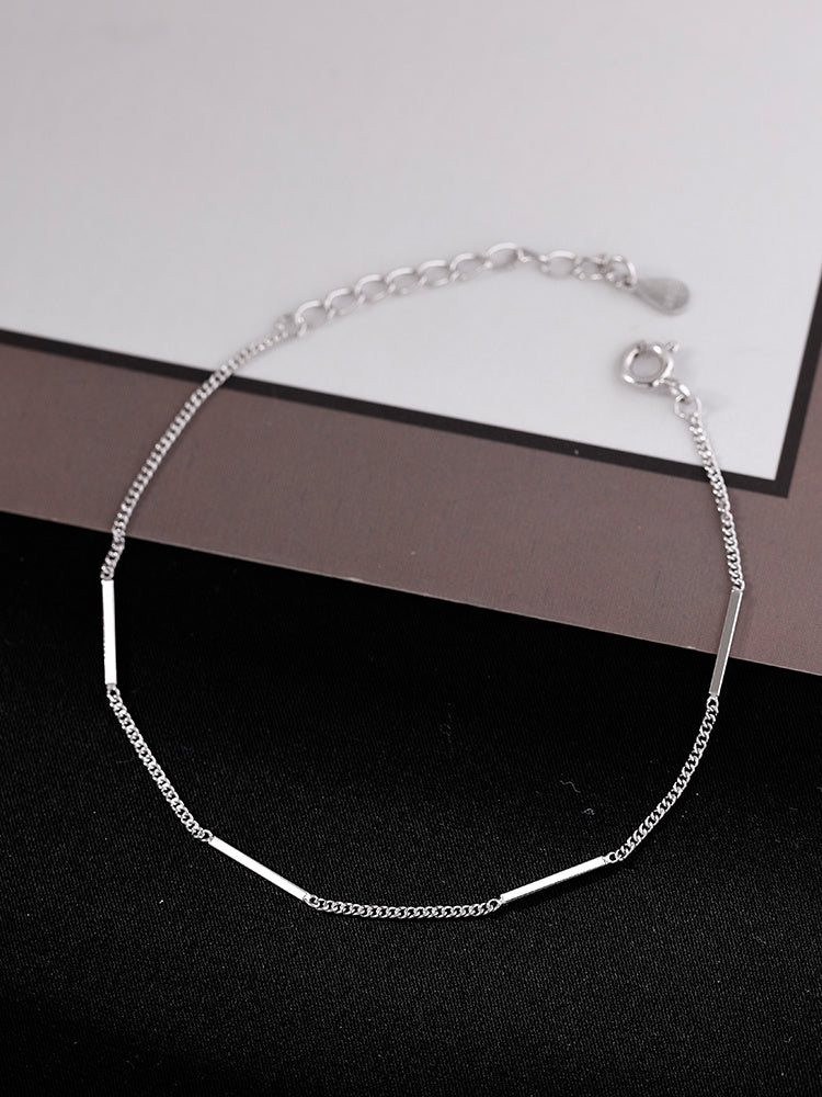 925 sterling silver simple bracelet