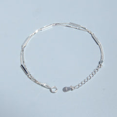 925 Sterling Silver Stick Bracelet