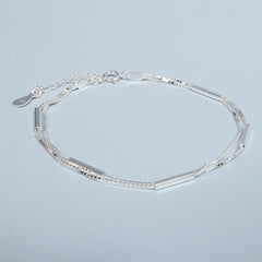 925 Sterling Silver Stick Bracelet