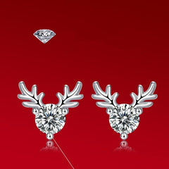 Moissanite Ear Studs 925 Silver Earrings Earring Silver