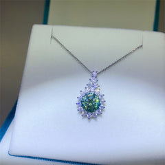 Women's Moissanite Full Diamond Necklace