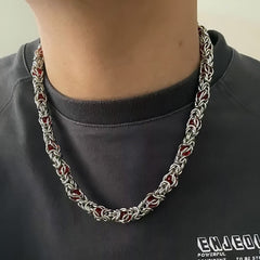 Sapphire Splice Necklace For Men