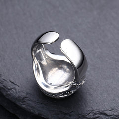 Sterling Silver Eye Of God Ring For Men