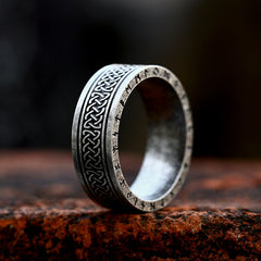 Stainless Steel Viking Celtic Knot Ring For Men