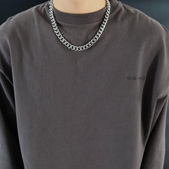 Titanium Steel Cuban Necklace For Men