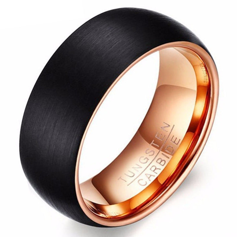 Mirror Bright Titanium Steel Ring For Men