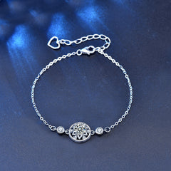 925 Sterling Silver Montnets Moissanite Bracelet