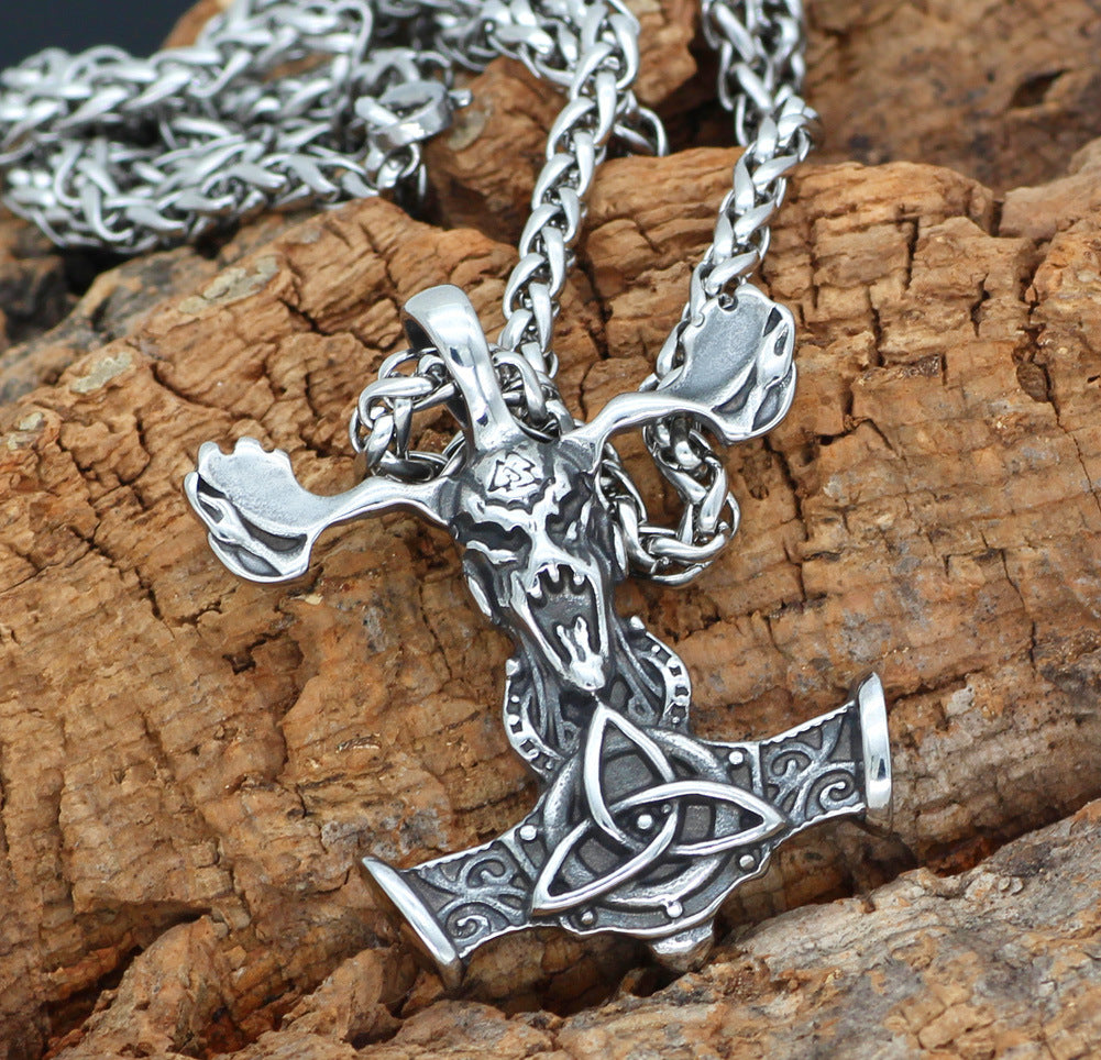 Stainless Steel Pendant Necklace For Men