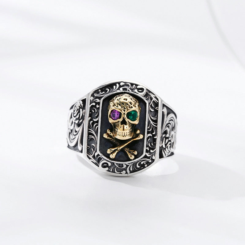 925 Sterling Silver Skull Ring For Men And Women