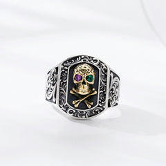 925 Sterling Silver Skull Ring For Men And Women