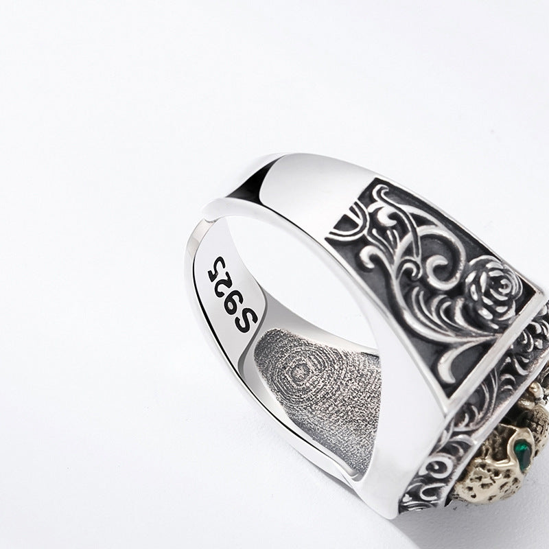 925 Sterling Silver Skull Ring For Men And Women