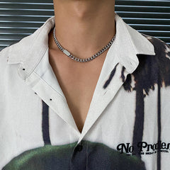 Titanium Steel Hip Hop Necklace For Men