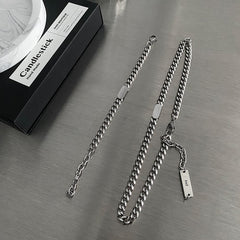 Titanium Steel Hip Hop Necklace For Men