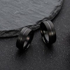 Stainless Steel Ring Black For Men