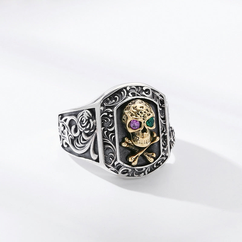 925 Sterling Silver Skull Ring For Men And Women