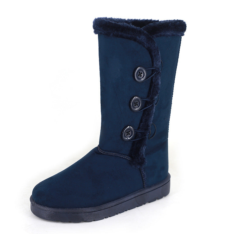 High Cotton-padded Shoes Thickened Warm Snow Boots