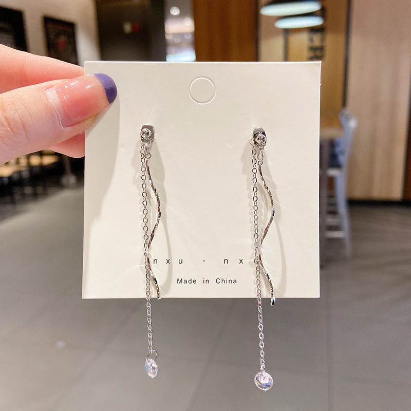 925 Silver Pin Earrings Women