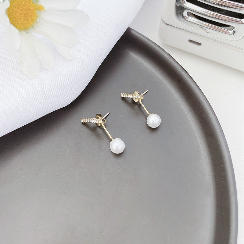 925 Silver Pin Earrings Women