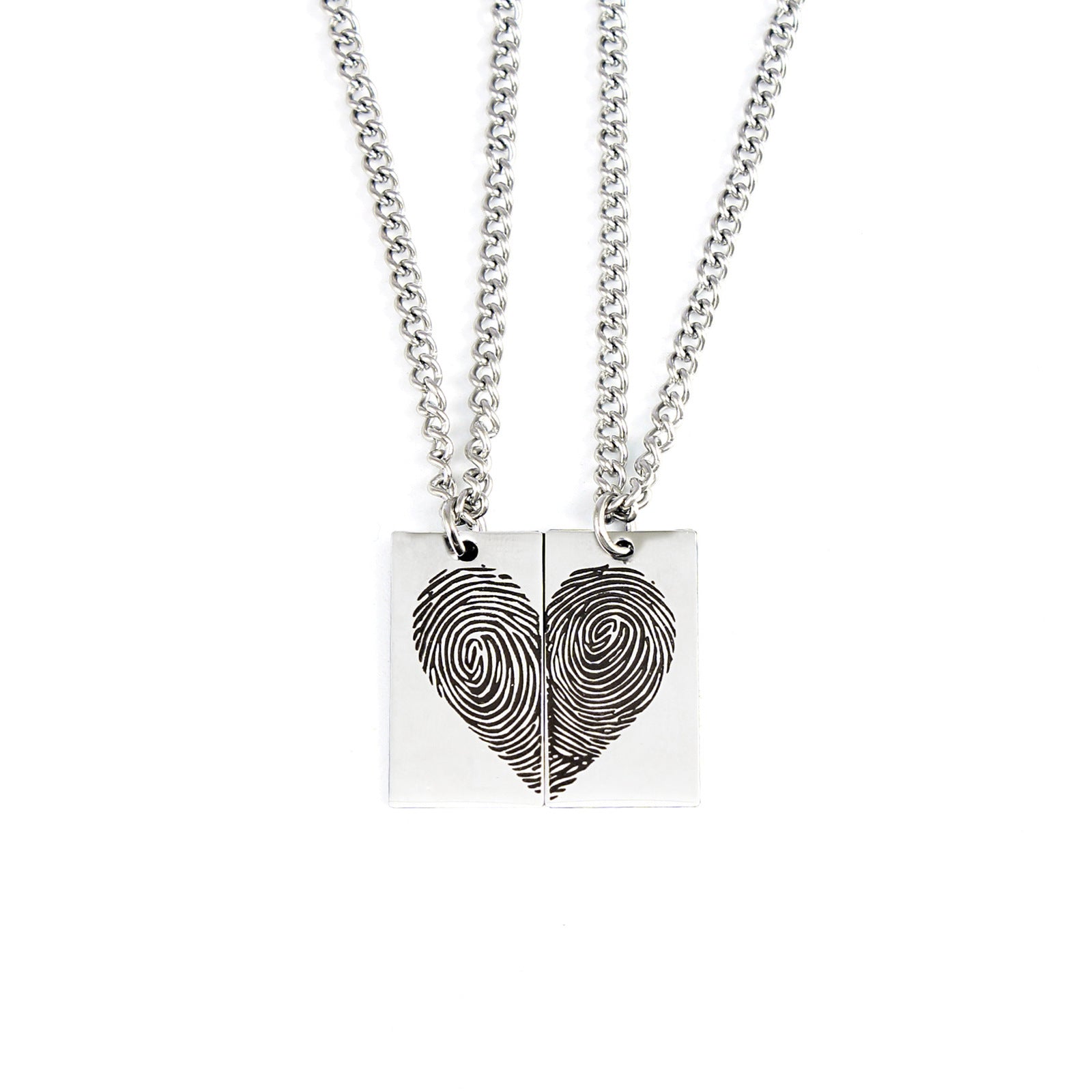 Heart Square Necklace For Men And Women