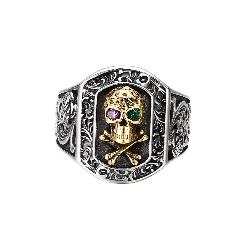 925 Sterling Silver Skull Ring For Men And Women