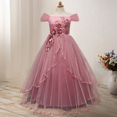 One-shoulder Princess Flower Dress Costume