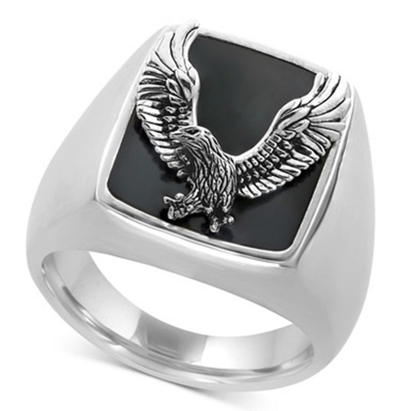 New Creative Embossed Alloy Ring For Men