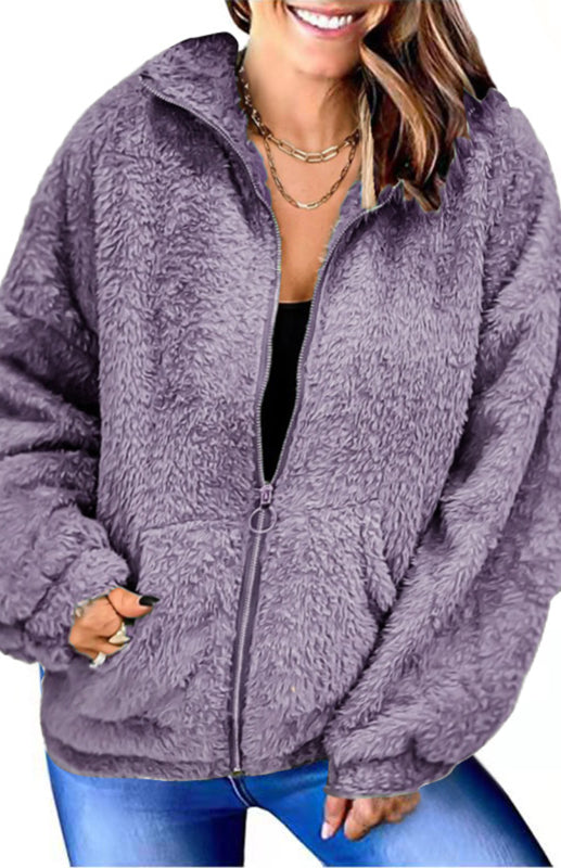 Women's Woolen Woolen Cardigan Coat