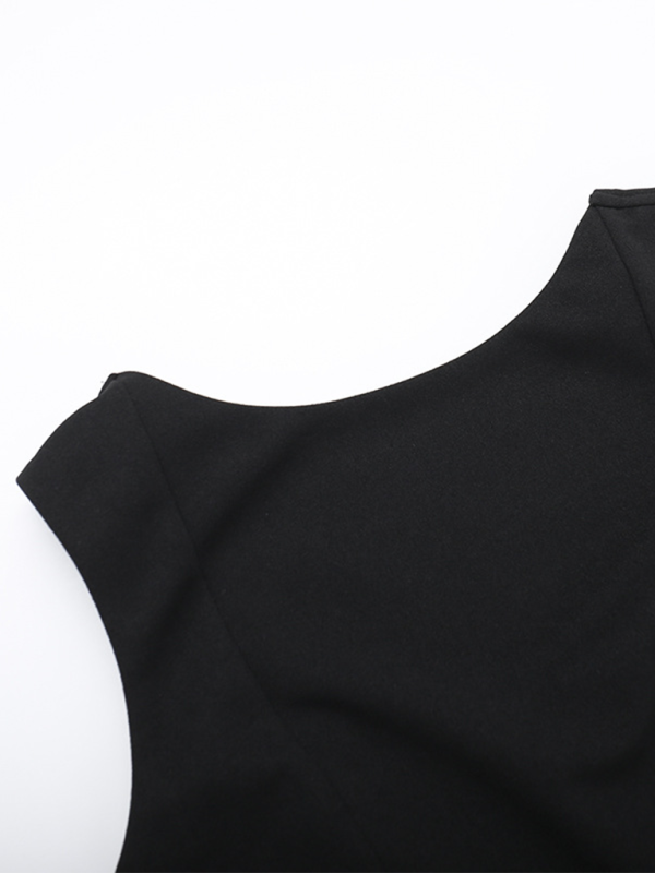 New Sexy Slim Backless Tank Top Basic Dress